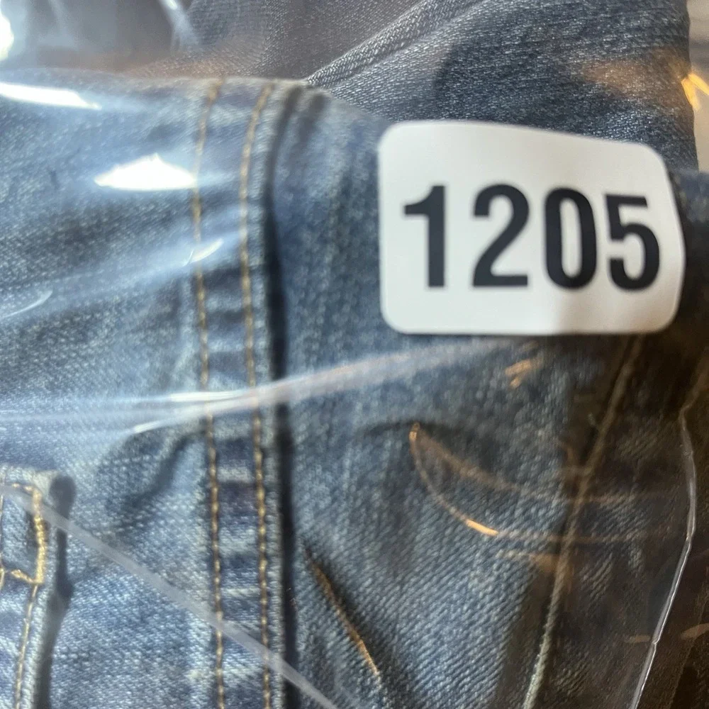 Polo Ralph Lauren Varick Slim Straight Jeans Mens 36x32 Blue Light Wash Denim